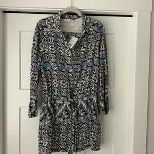 Tory Burch mini dress with tie, size 8